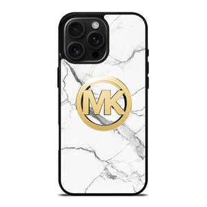 MICHAEL KORS MK LOGO ON MARBLE iPhone 16 Pro Max Case Cover