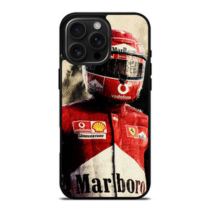 MICHAEL SCHUMACHER FERRARI F1 iPhone 16 Pro Max Case Cover