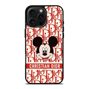 MICKEY MOUSE CHRISTIAN DIOR PARIS iPhone 16 Pro Max Case Cover MICKEY MOUSE CHRISTIAN DIOR PARIS iPhone 16 Pro Max Case Cover