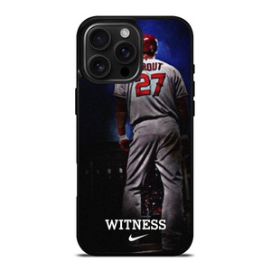 MIKE TROUT LOS ANGELES ANGELS MLB 2 iPhone 16 Pro Max Case Cover