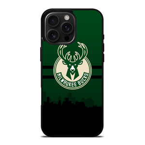 MILWAUKEE BUCKS NBA SKYLINE iPhone 16 Pro Max Case Cover