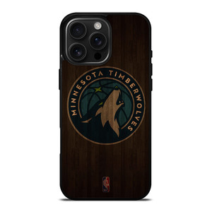 MINNESOTA TIMBERWOLVES BASKETBALL COURT NBA iPhone 16 Pro Max Case Cover