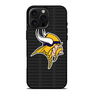 MINNESOTA VIKINGS FOOTBALL TEXT iPhone 16 Pro Max Case Cover