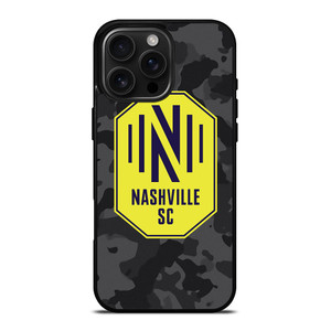 NASHVILLE SC MLS BLACK CAMO iPhone 16 Pro Max Case Cover