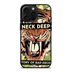NECK DEEP A HISTORY OF A BAD DECISIONS iPhone 16 Pro Max Case Cover