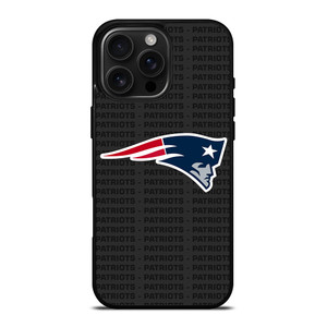 NEW ENGLAND PATRIOTS FOOTBALL TEXT iPhone 16 Pro Max Case Cover