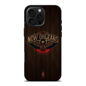NEW ORLEANS PELICANS BASKETBALL COURT NBA iPhone 16 Pro Max Case Cover