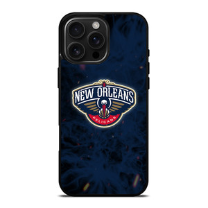 NEW ORLEANS PELICANS BASKETBALL NBA FIRE iPhone 16 Pro Max Case Cover