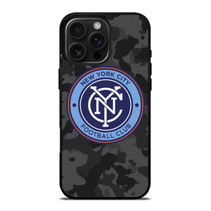 NEW YORK CITY FC MLS BLACK CAMO iPhone 16 Pro Max Case Cover
