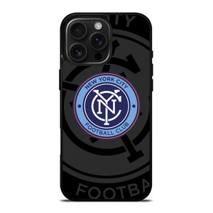 NEW YORK CITY FC MLS BLACK iPhone 16 Pro Max Case Cover