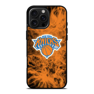 NEW YORK KNICKS BASKETBALL NBA FIRE iPhone 16 Pro Max Case Cover