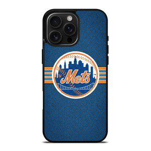 NEW YORK METS MLB BASEBALL LOGO iPhone 16 Pro Max Case Cover