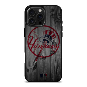 NEW YORK YANKEES BASEBALL MLB WOOD LOGO iPhone 16 Pro Max Case Cover