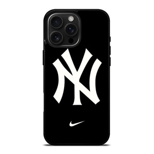 NEW YORK YANKEES NIKE BLACK iPhone 16 Pro Max Case Cover NEW YORK YANKEES NIKE BLACK iPhone 16 Pro Max Case Cover