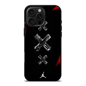NIKE AIR JORDAN CROSS iPhone 16 Pro Max Case Cover