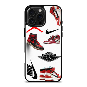 NIKE AIR JORDAN SHOES COLLAGE iPhone 16 Pro Max Case Cover