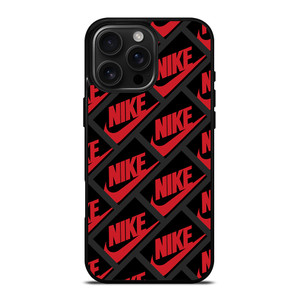 NIKE BOX BLACK PATTERN iPhone 16 Pro Max Case Cover