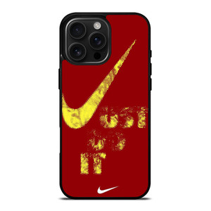 NIKE JUST DO IT RED HALFTONE iPhone 16 Pro Max Case Cover