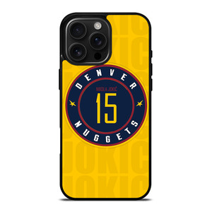 NIKOLA JOKIC DENVER NUGGETS LOGO iPhone 16 Pro Max Case Cover