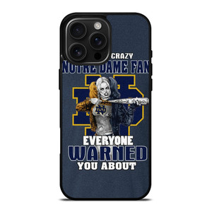 NOTRE DAME FIGHTING HARLEY QUINN iPhone 16 Pro Max Case Cover NOTRE DAME FIGHTING HARLEY QUINN iPhone 16 Pro Max Case Cover