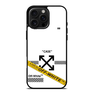 OFF WHITE CASE iPhone 16 Pro Max Case Cover