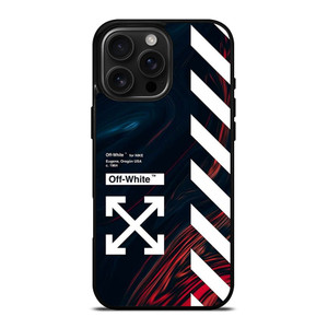 OFF WHITE LOGO MARBLE NIKE iPhone 16 Pro Max Case Cover