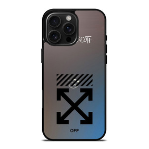 OFF WHITE TRAVIS SCOTT iPhone 16 Pro Max Case Cover