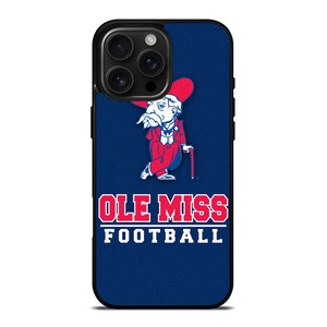 OLE MISS FOOTBALL LOGO iPhone 16 Pro Max Case Cover
