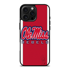 OLE MISS REBELS FOOTBALL iPhone 16 Pro Max Case Cover