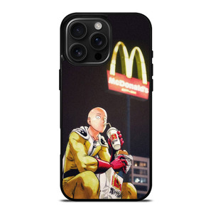 ONE PUNCH MAN X MCDONALD'S iPhone 16 Pro Max Case Cover