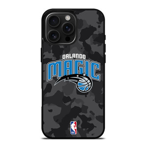 ORLANDO MAGIC BLACK CAMO iPhone 16 Pro Max Case Cover
