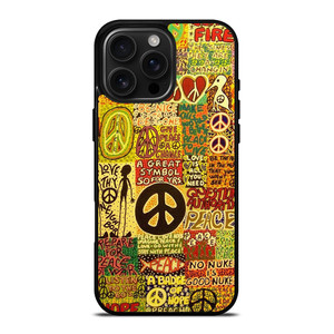 PEACE TAPESTRY PATTERN iPhone 16 Pro Max Case Cover