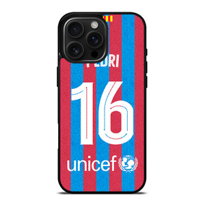 PEDRI 16 FC BARCELONA 2022 iPhone 16 Pro Max Case Cover