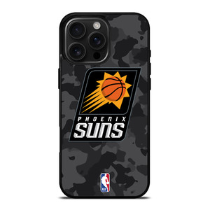 PHOENIX SUNS BLACK CAMO iPhone 16 Pro Max Case Cover