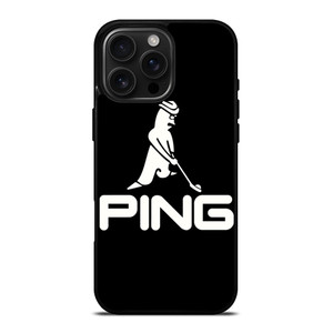 PING GOLF BLACK LOGO iPhone 16 Pro Max Case Cover PING GOLF BLACK LOGO iPhone 16 Pro Max Case Cover