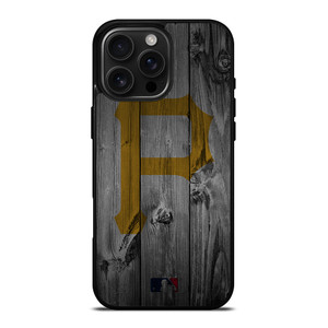 PITTSBURGH PIRATES BASEBALL MLB WOOD LOGO iPhone 16 Pro Max Case Cover