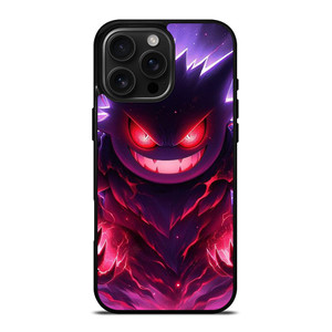 POKEMON GENGAR POCKET MONSTERS ART iPhone 16 Pro Max Case Cover
