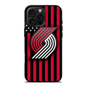 PORTLAND TRAIL BLAZERS NBA USA FLAG iPhone 16 Pro Max Case Cover