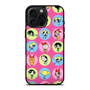 POWERPUFF GIRLS CUTE PATTERN iPhone 16 Pro Max Case Cover