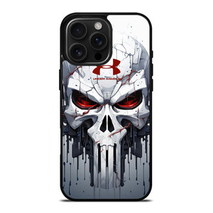 PUNISHER MARVEL UNDER ARMOUR LOGO iPhone 16 Pro Max Case Cover