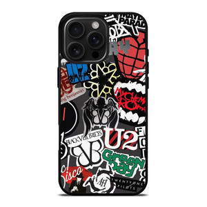 PUNK ROCK BAND COLLAGE iPhone 16 Pro Max Case Cover PUNK ROCK BAND COLLAGE iPhone 16 Pro Max Case Cover