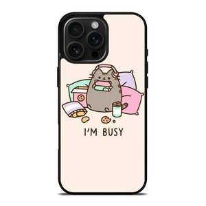 PUSHEEN BUSY CAT iPhone 16 Pro Max Case Cover