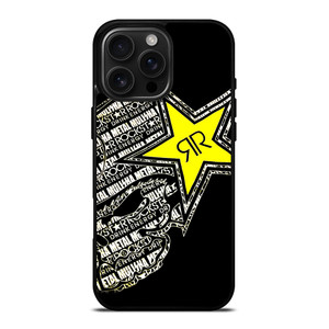 ROCKSTAR ENERGY DRINK SKULL iPhone 16 Pro Max Case Cover