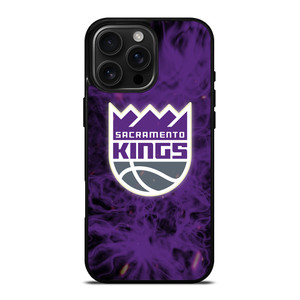 SACRAMENTO KINGS BASKETBALL NBA FIRE iPhone 16 Pro Max Case Cover