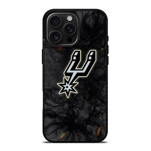 SAN ANTONIO SPURS BASKETBALL NBA FIRE iPhone 16 Pro Max Case Cover