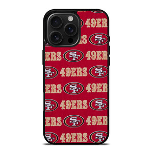 SAN FRANCISCO 49ERS PATTERN iPhone 16 Pro Max Case Cover