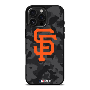 SAN FRANCISCO GIANTS BASEBALL BLACK CAMO iPhone 16 Pro Max Case Cover