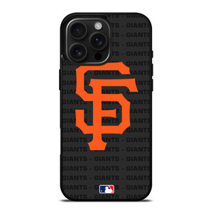 SAN FRANCISCO GIANTS BASEBALL BLACK iPhone 16 Pro Max Case Cover
