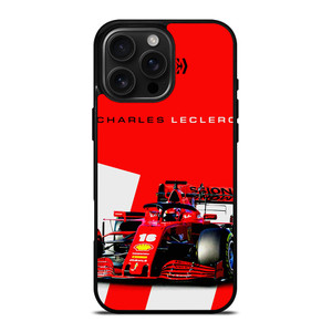 SCUDERIA FERRARI CHARLES LECLERC F1 iPhone 16 Pro Max Case Cover