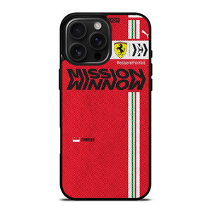 SCUDERIA FERRARI F1 JERSEY 2021 iPhone 16 Pro Max Case Cover